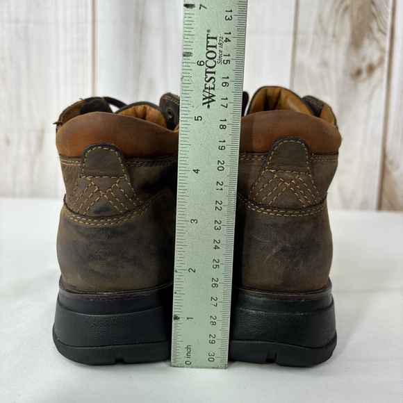 Timberland Leather Boots Rugged Outdoor Combat Comfort Ankle Boot Brown Sz 8.5 - Picture 15 of 15